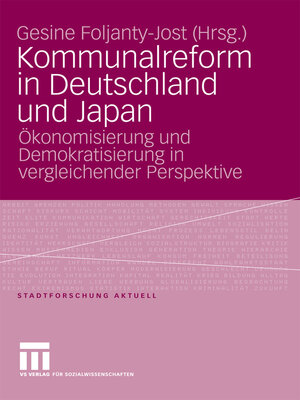 cover image of Kommunalreform in Deutschland und Japan